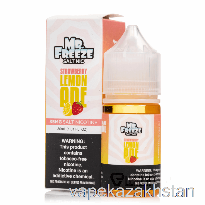 Vape Disposable Strawberry Lemonade - Mr Freeze Salts - 30mL 35mg